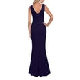 thumbnail image 3 of Robe de Soirée Élégante Sans Manches Col en V Fendue pour Femmes Robe Longue Formelle pour Fête et Robe en Maille Robe Longue Sans Bretelles Robes de Soirée pour Femmes avec Manches Robe Midi pour Femmes Robes pour Femmes, 3 of 3