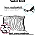 thumbnail image 3 of ALLTIMES Car Cargo Mesh Net for Bronco 4-Door 2021 2022 2023, Trunk Organizer Cargo Net Elastic Mesh with Hooks, 3 of 8