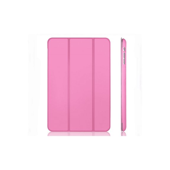 For iPad mini4 Case Ultra Slim Lightweight Smart-shell Stand Cover Case With Auto Wake / Sleep for Apple iPad mini 4 Tablet(Pink)