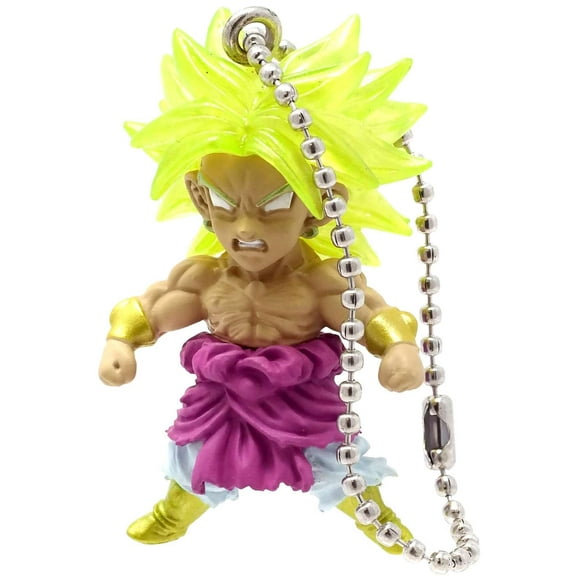 Dragon Ball UDM The Best 24 SSJ Broly Keychain Clip-On