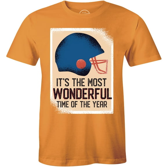 Its The Most Wonderful Time of the Year Helmet Football Game Sport Men's T-Shirt