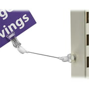 7.5" L Magnetic Sign Holder with Pivoting Swivel Clip Knuckle, Holds Signage up to .4" Thick, 2 Pack