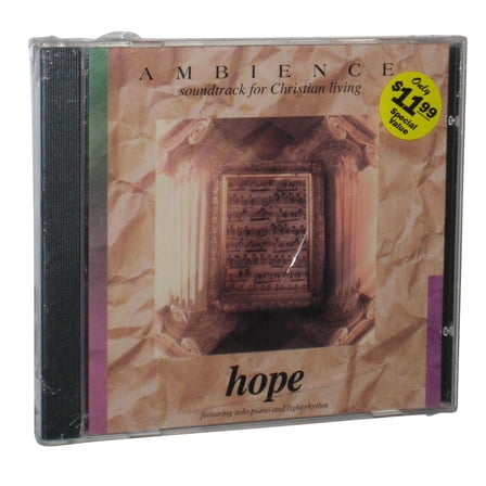 Ambience Hope Featuring Solo Piano & Light Rhythm Music CD