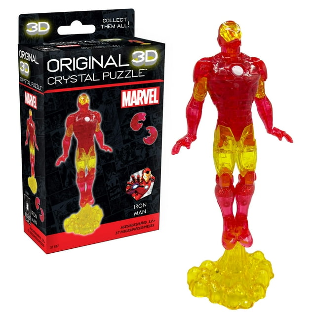 El rompecabezas de cristal 3D desconcertó al superhéroe de Marvel Iron Man