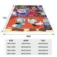 thumbnail image 4 of The Cuphead Show Fleece Blanket Super Soft Cozy Warm Flannel Fleece Throw Blanket For Couch Bed Sofa Throw 60"X50", 4 of 7