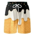 thumbnail image 4 of Utlike Boys Summer Shorts Fashion Ice Printed Casual Beach Shorts Basic Boys Shorts Size 6 Years-7 Years, 4 of 4