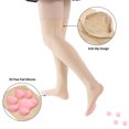 thumbnail image 3 of Littleforbig Thigh High Cosplay 3D Paw Pad Silicone Kitten Over The Knee Silk Stockings - Nude, 3 of 5