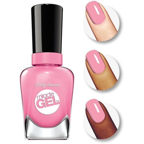 Sally Hansen Miracle Gel Nail Polish, Pink Interest, 0.5 fl oz