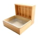 thumbnail image 5 of Comedero de heno de madera para conejos, contenedor de heno que ahorra espacio, soporte para heno de conejo Grande, 5 of 9