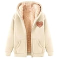 thumbnail image 1 of Veste à Capuche Zippée Chaude pour Femmes pour un Usage Quotidien Décontracté en Automne et Hiver, 1 of 4