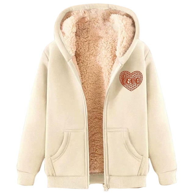 Veste à Capuche Zippée Chaude pour Femmes pour un Usage Quotidien Décontracté en Automne et Hiver