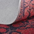 thumbnail image 6 of 10' X 14' Red And Black Floral Power Loom Area Rug, 6 of 10
