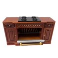 thumbnail image 5 of Simulation Dollhouse Wood Cooker Furniture Dining Room Accessories Toys Life Scene :12 Scale Dollhouse Cupboard Furniture Sets red, 5 of 8