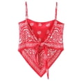 thumbnail image 2 of Pañuelo Cami Crop Top Arjungo para mujer con estampado de cachemir, 2 of 3