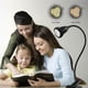 thumbnail image 1 of Clip Led Flexible Lámpara De Escritorio Lámpara De Mesa Luz De Lectura Luz De Noche Con Interruptor De Alimentación Enchufe De Ee. Uu. Ac 100-245V Minnieouse HA024598-01, 1 of 7
