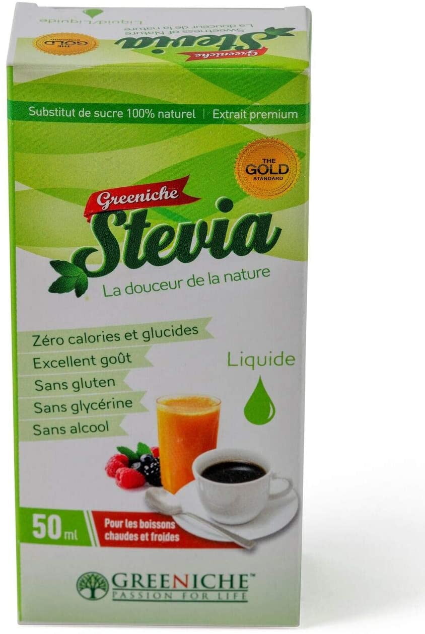 Greeniche Natural Stevia Liquid 50 ML Organic & Pure Stevia