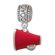 Small Red Megaphone - Coach Charm Bead