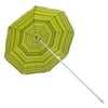 Astella-6' Green Kiwi Stripe Beach Umbre