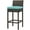 Blue Brown, variant on Modern Contemporary Urban Design Outdoor Patio Balcony Garden Furniture Bar Side Stool Chair, Rattan Wicker, Dark Grey Gray