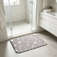 thumbnail image 6 of Zynviq Clouds Bathroom Rugs 23.6" X 15.7" Bath Rugs Polyester Absorbent Washable Rectangular Gray Small Rug for Shower, 6 of 6