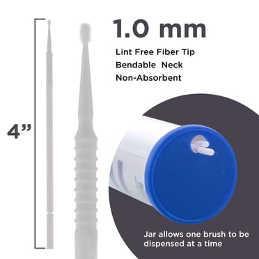 200 Pack Touch Up Paint Micro Brush Applicators - Small Tips For Detail Work