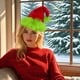thumbnail image 1 of Doble sombrero navideño, sombrero grueso navideño para adultos, diseño de dos capas, resistente, ajustable, portátil, marco de metal, base de madera, para dormitorio, alta demanda, ventas populares,, 1 of 5