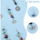 thumbnail image 4 of 30 llaveros de aleación con 10 piedras preciosas y colgantes de estilo vintage, con piedras preciosas naturales y cierres de langosta de aleación., 4 of 7