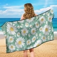 thumbnail image 4 of Kuiaobaty Daisy Print Towel Car Seat Covers with Storage Bag Sweat Absorption Car Seat Towel Cover After Gym Multi-Purpose Sweat Towels for Truck Sedan SUV, 4 of 7