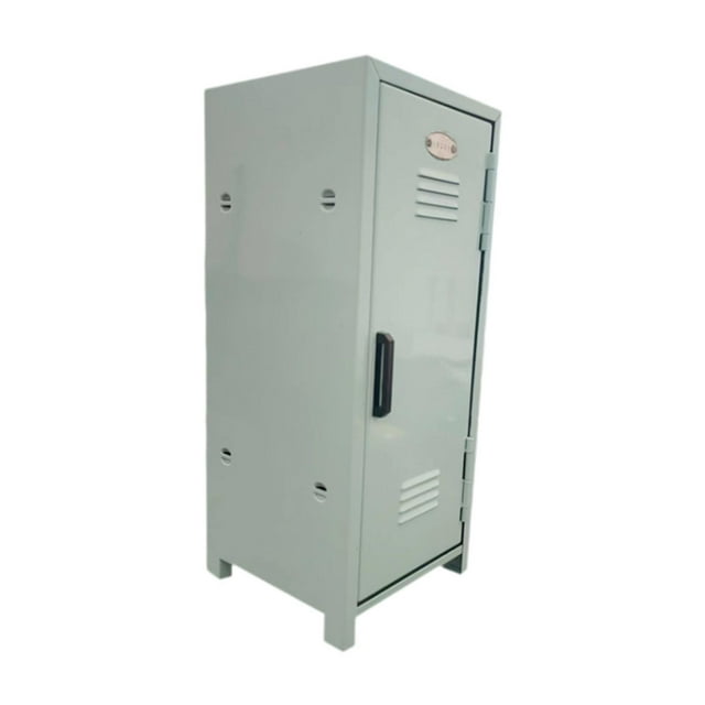 Elodie Mini Armoire Casier Antipoussière Bac de Rangement Polyvalent pour Appartements Maison Jouets Vert
