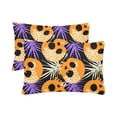 thumbnail image 3 of MKHERT Doodle Skull Design Pillowcase Pillow Protector Cushion Cover 20x30 inch,Set of 2, 3 of 3