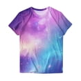 thumbnail image 6 of Staron Women's Casual Short Sleeve Round Neck T-Shirt Loose Fit Graphic Print Top for Spring Fall Fashion, XL, 6 of 6