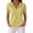 Yellow -BT31, variant on Inglocry Women's Waffle Polos Golf Shirts Short Sleeve V Neck T-Shirt Summer Casual Tennis Work Athletic Tops Blue 2XL