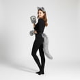 thumbnail image 5 of Vjnyvs Grey Wolf Fox Headband Set 3Pcs with Ears Tail Gloves, 5 of 7