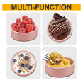 thumbnail image 1 of Friteuse à Air Chaud en Silicone, Moule à Œufs Réutilisable, Cuiseur à Œufs Micro-Ondes Individuel Rose 4 Pcs, 1 of 6