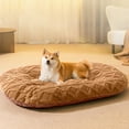 thumbnail image 4 of Nebwoak Winter Warm Corduroy Dog Bed for Medium & Large Dogs - Non-Slip, Removable Washable Cover, Khaki, 4 of 7