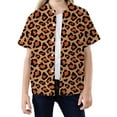 thumbnail image 5 of Bjutir Boys Tops Stylish Leopard Print Shirt Breathable Casual Top For Kids Comfortable Daily Wear Loose Fit Tee Soft Fabric Lightweight Summer Spring Outfit Boy Shirts,3-4 Years, 5 of 5
