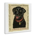 thumbnail image 4 of Stupell Industries Fun Black Labrador Phrases Animals Painting Wrapped Canvas Art Print Wall Art, 24 x 24, 4 of 8