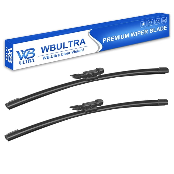 WBULTRA 22"   20" Premium Wiper Blades: 2-Pack Windshield Wipers for Lincoln MKZ 2013-2020 Ford Mustang 2010-2024 Shelby GT GT500 2007-2009 - All - Season Beam Design