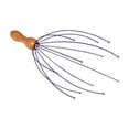 thumbnail image 5 of Wooden Scalp Massager, Stainless Legs, Purple, 5 of 5