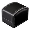 thumbnail image 2 of Trayknick Watch Box Portable Exquisite Faux Leather Watch Protective Box Organizer for Home Black, 2 of 13