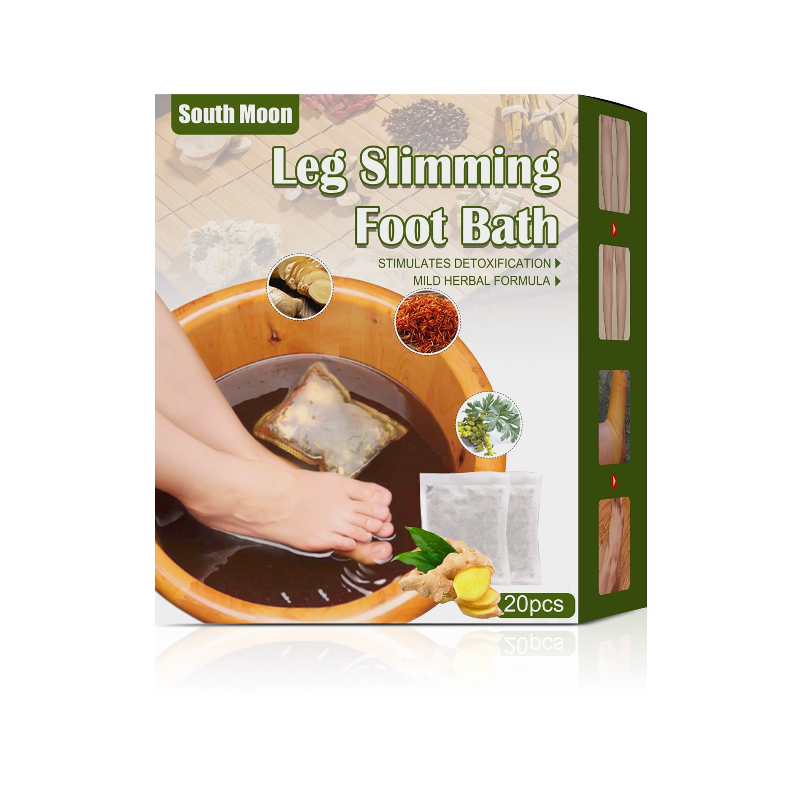 Traditional Chinese Foot Bath Powder Relaxing Foot Soak Pack for Foot