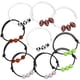 thumbnail image 5 of KAKOWELY 10 pulseras de balón deportivo con temática de evento deportivo, recuerdo, cuentas temáticas de juego de pelota., 5 of 5