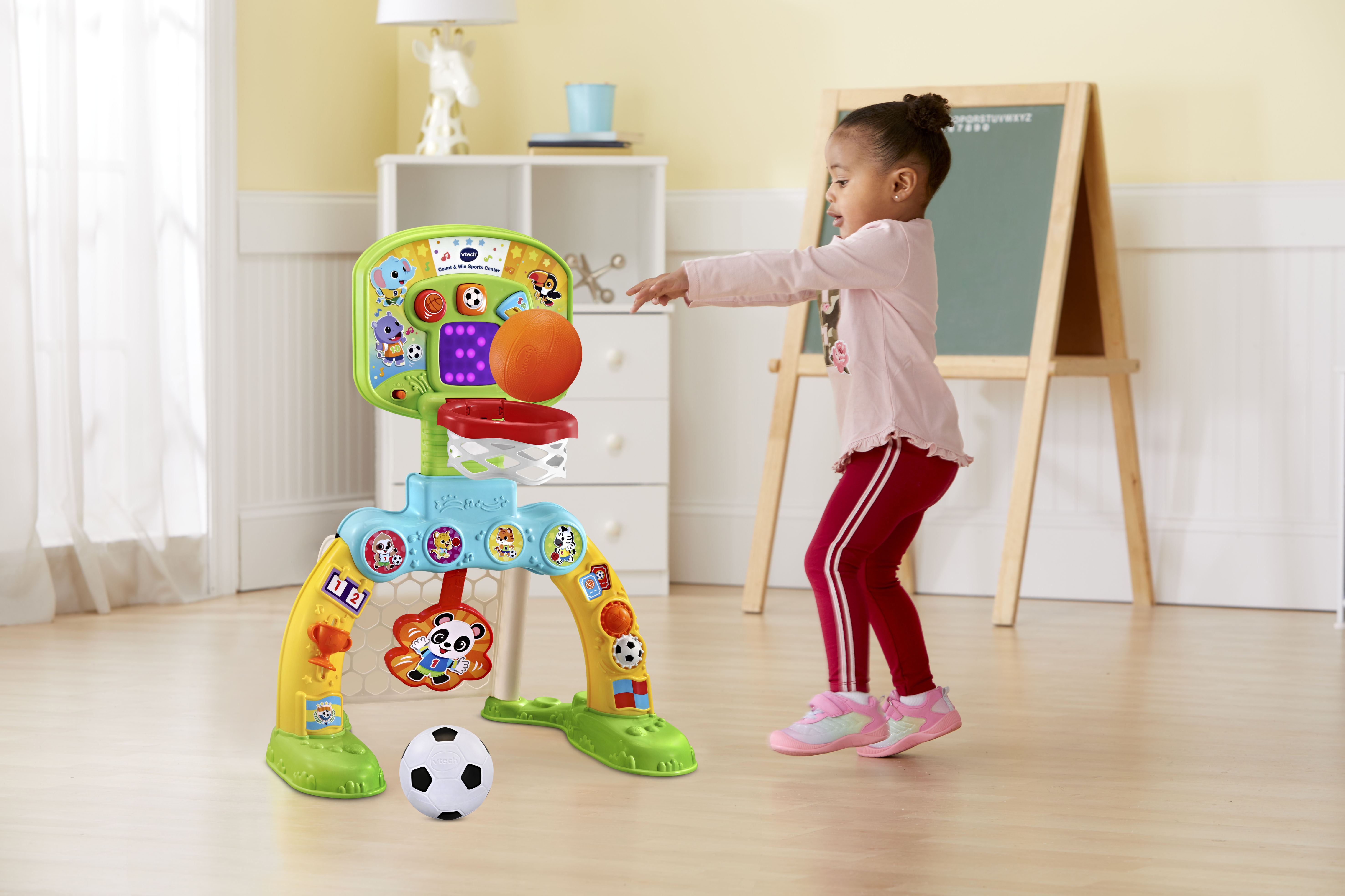 VTech Count & Win Sports Center, Basketball and Soccer Toy for Toddlers, Teaches Physical Activity - image 3 of 13