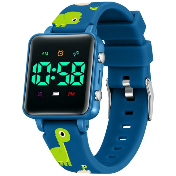 Potty Training Watch for Kids 2-9,Toddler Watch with Music Reminder Colorful Lights Countdown, Silicone Strap Waterproof Watch for Boys Girls
