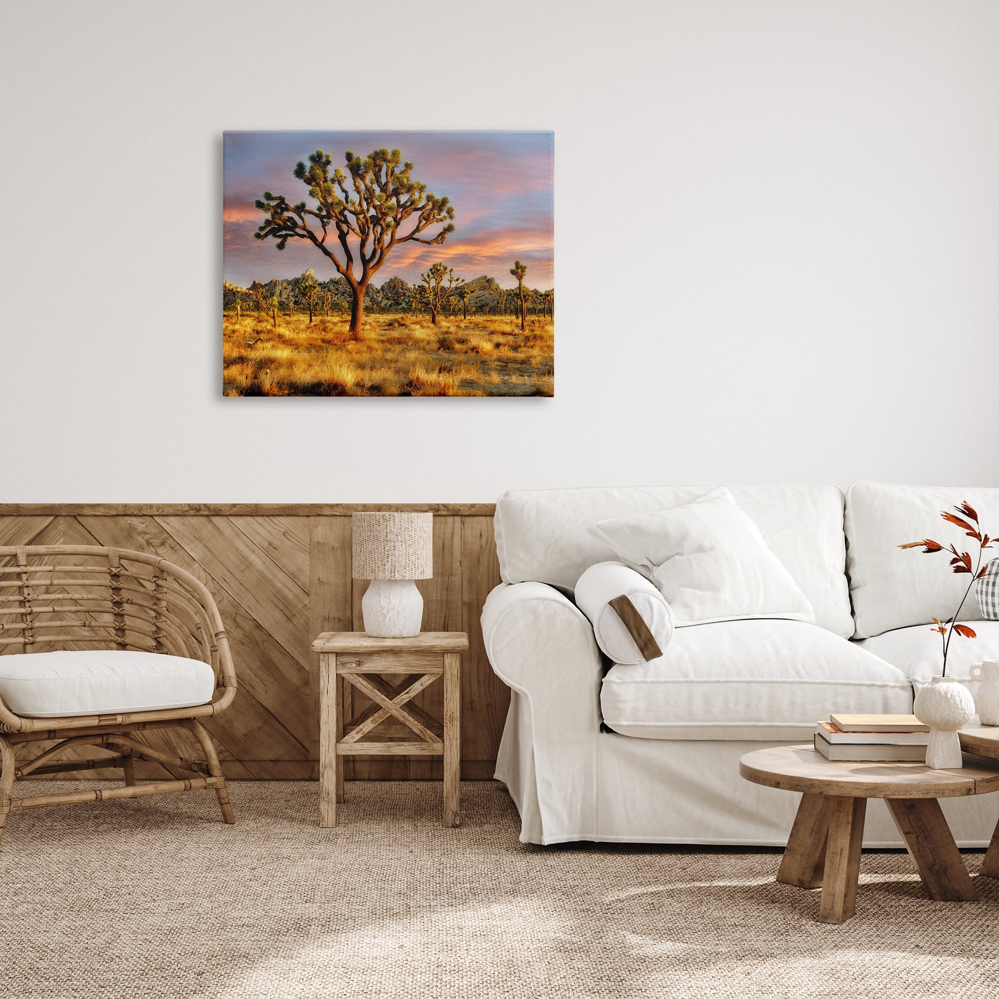 Stupell Industries Savanna Trees Photography Nature Photography Gallery Wrapped Canvas Print Wall Art, 40 x 30