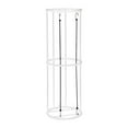 thumbnail image 1 of S SERENABLE Ball Storage Rack Display Stand Metal Vertical Ball Rack for Gyms Rooms Home White 2 Layers, 1 of 9