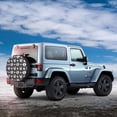 thumbnail image 2 of Haiem Spare Tire Cover , Wheel Cover with HUSKY Face printed, Camper Spare Tire Cover Fit for Jeep Wrangler Rv SUV Truck Travel Trailer-16 inch, 2 of 8