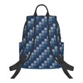 thumbnail image 2 of Naloa Pixel Grid Print Lightweight DayBackpack Suitable for school, work, shopping, travel, etc., 2 of 5