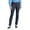 Rinsed Navy, variant on Dickies Women's Perfect Shape Skinny Fit Pants, Rinsed Oxford Stone, 14