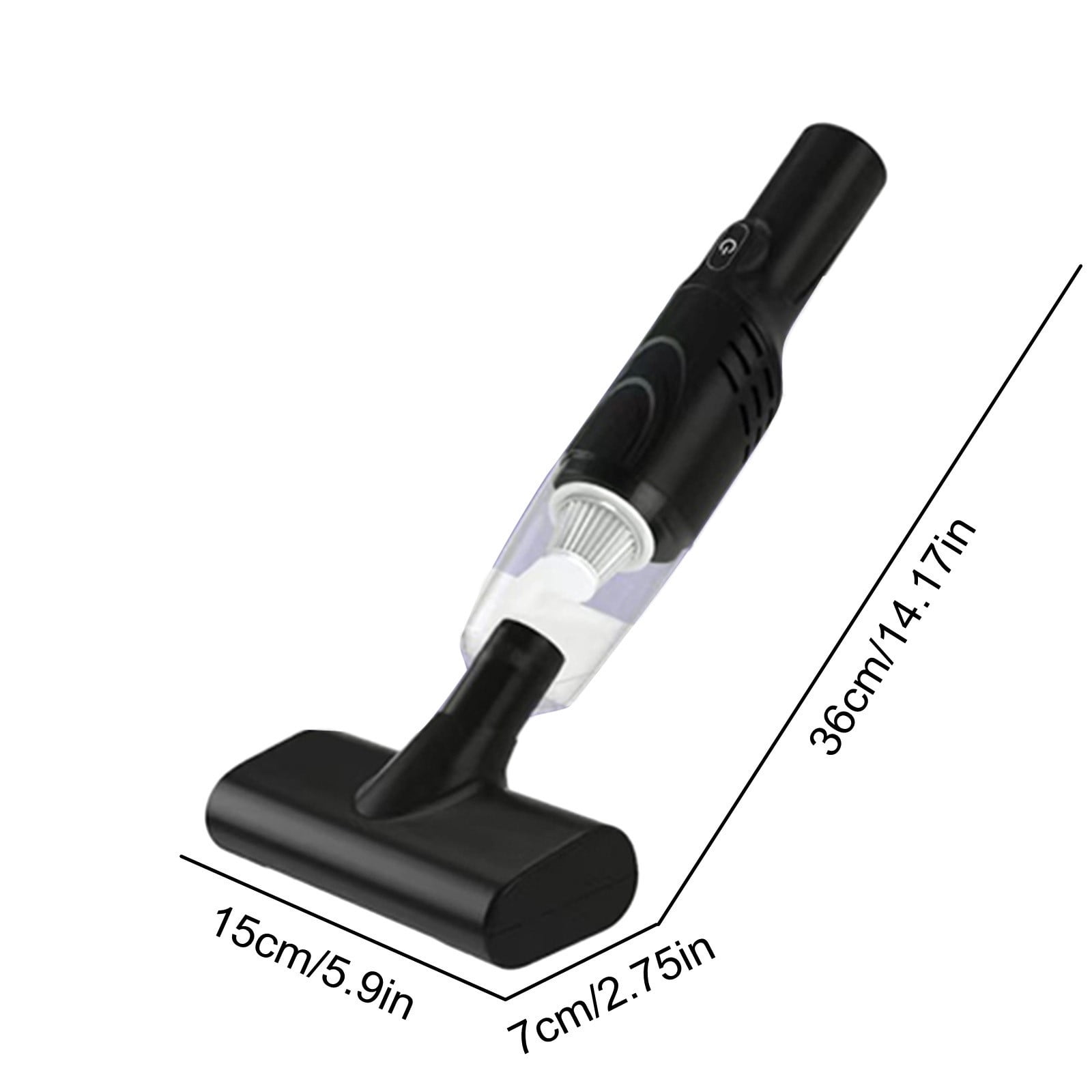ZZkhGO Handheld Rotary Vacuum Cleaner, Mini Car and Home Multi-Purpose Dust Collector, Portable Mattress Sofa Upholstery Bedding Cleaner